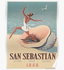Weinleseplakat - San Sebastian Poster