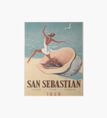 Lámina rígida Cartel vintage - San Sebastián