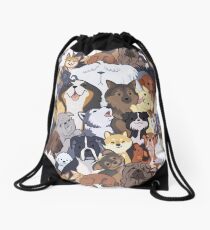 Pupper Party Drawstring Bag