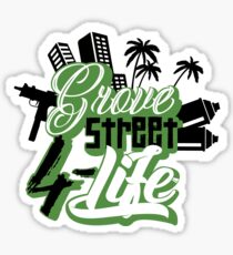 Grove Street 4 Life Sticker