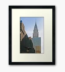 NYC-Crysler Building Framed Print