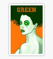 GREEN Sticker