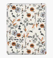 Orange Flower Pattern iPad Case/Skin