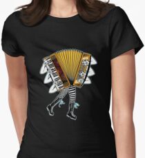 Accordion Avatar Women's Fitted T-Shirt