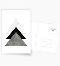 Arrows Collages Monochrome Postcards