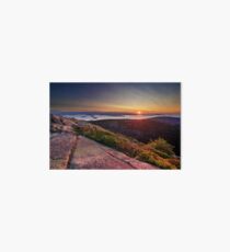 Sunrise from Cadillac Mountain, Acadia National Park, Maine Art Board