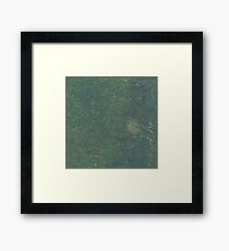 Green Grunge Framed Print