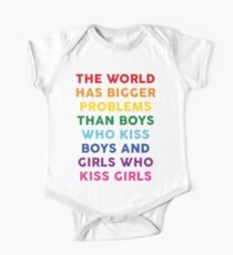 The World Has Bigger Problems Short Sleeve Baby One-Piece