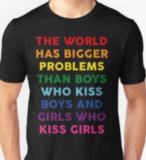 Die Welt hat größere Probleme Slim Fit T-Shirt