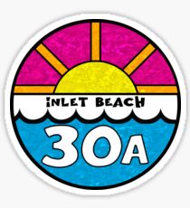 Inlet Beach Florida 30A Emerald Coast Beach Ocean Vacation Sticker