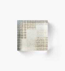 Old twill Acrylic Block