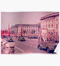 East German Communist Army at Berlin Wall, Celebration Parade - 2 Poster