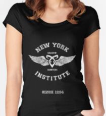 New York Institute Women's Fitted Scoop T-Shirt