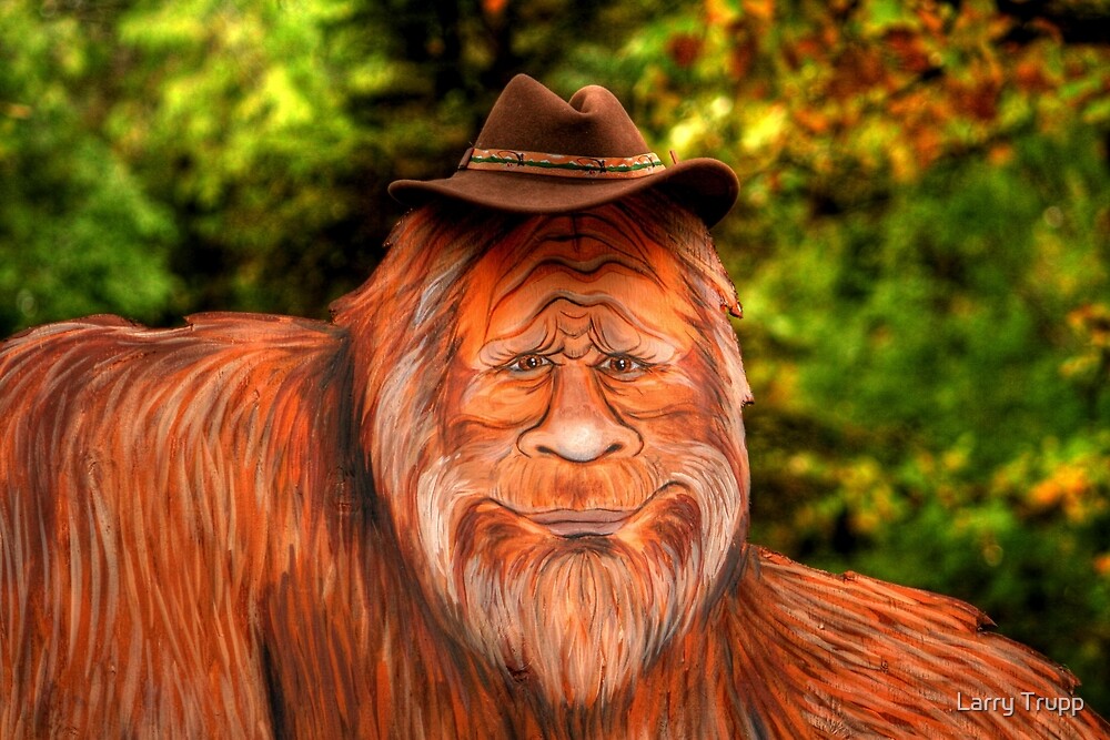 "Bigfoot Cowboy" by Larry Trupp | Redbubble