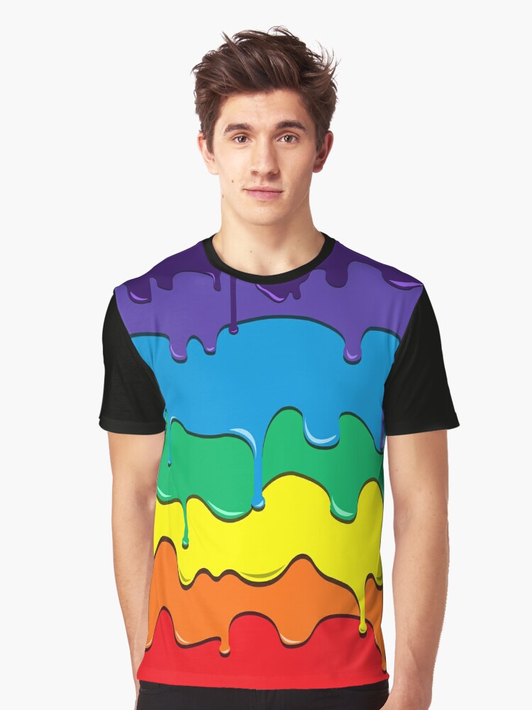 rainbow drip sweatshirt