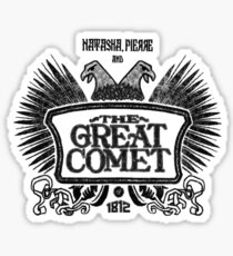 Great Comet of 1812 - Black Sticker