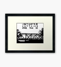 One tree hill- Bridge Framed Print