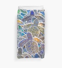 Baby Sea Turtle Hatchlings Duvet Cover