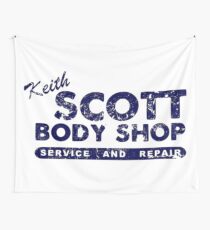 One tree hill- Keith Scott body shop Wall Tapestry