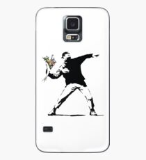 Flower man - Street art Case/Skin for Samsung Galaxy