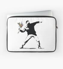 Flower man - Street art Laptop Sleeve