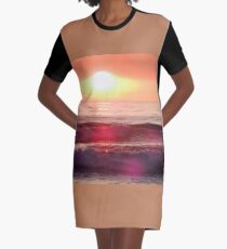 Sunset in Oregon Graphic T-Shirt Dress