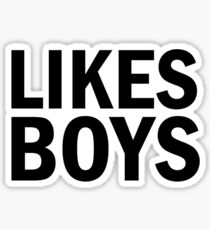 Glee: Likes Boys Sticker