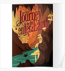 Journey to the centre of the Earth Poster