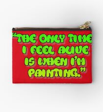 Time painting equals living Zipper Pouch