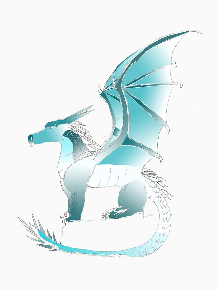 "Wings of fire Icewing" T-shirt by xskywingdragonx | Redbubble
