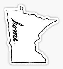 mn home Sticker