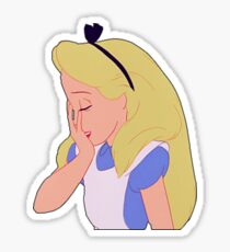 Alice Embarrassed Sticker