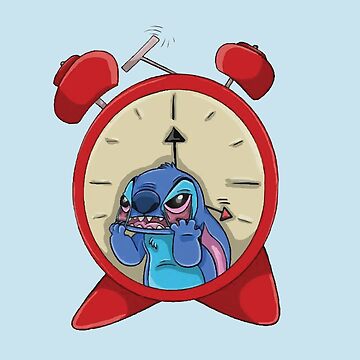 Ohana Stitch Alarm Clock