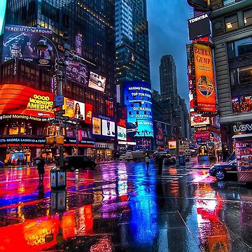 New York City Times Square Poster - Cartolina