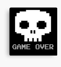 Game Over - Try Again? Canvas Print