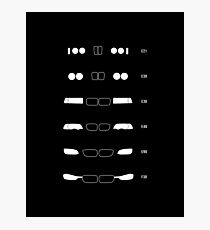 3 Heritage, 1975-Present day (E21, E30, E36, E46, E90, F30) Photographic Print