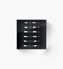 3 Heritage, 1975-Present day (E21, E30, E36, E46, E90, F30) Acrylic Block