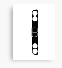 E30 simple headlight and grill design Canvas Print