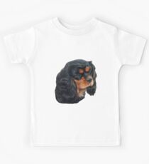 Black & Tan Cavalier König Charles Spaniel Kinder T-Shirt