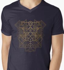 Dice Deco Gold Men's V-Neck T-Shirt