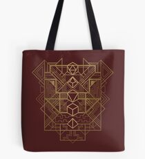 Dice Deco Gold Tote Bag