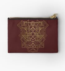 Dice Deco Gold Studio Pouch