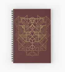 Cuaderno de espiral Dice Deco Gold