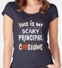 This is my Scary Principal Costume Halloween Funny Women's Fitted Scoop T-Shirt