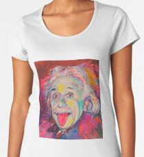 Camiseta premium para mujer Albert Einstein