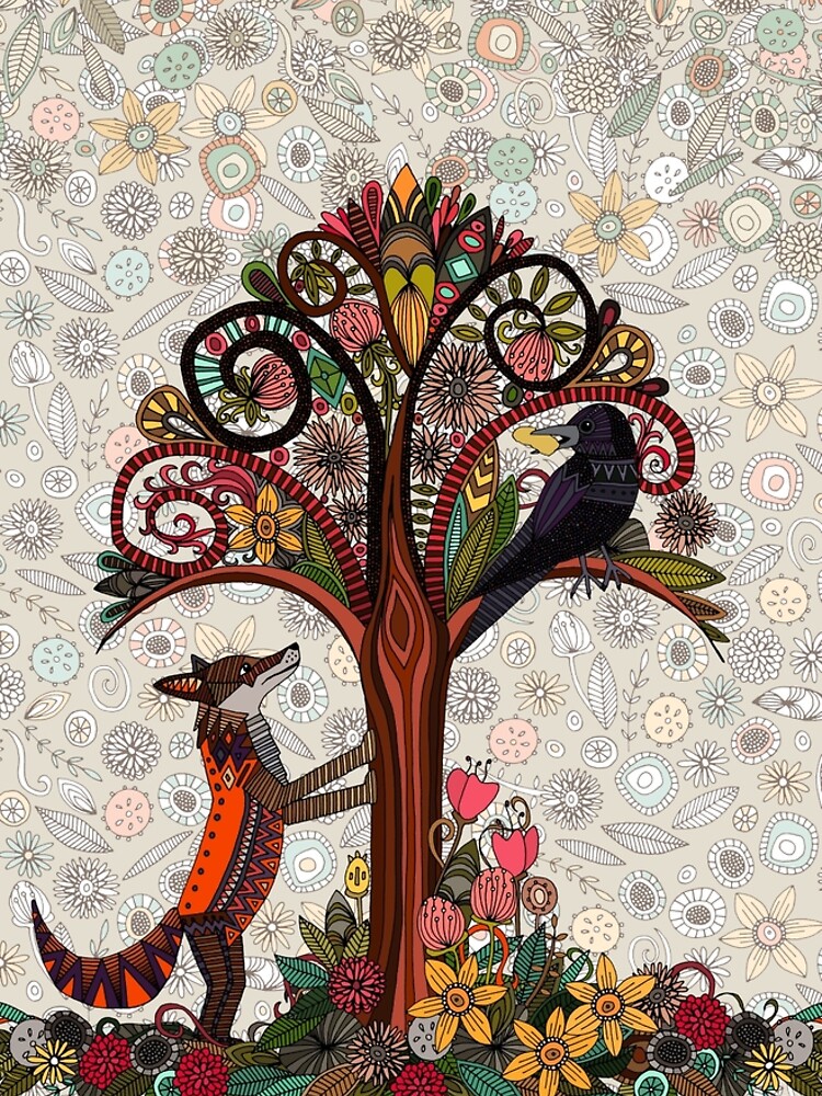 fox and crow by scrummy
