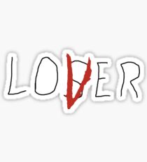 Stephen King's It The Losers Club Loser / Lover Sticker