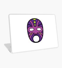 "Lucha Libre" (Free Fight) Mexican Wrestling Mask Purple Laptop Skin