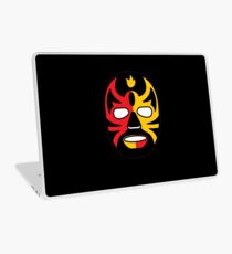 "Lucha Libre" (Free Fight) Mexican Wrestling Mask Red & Yellow Fire Laptop Skin