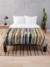 Classic Rock Vinyl Records Throw Blanket